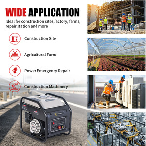 Tiekehan Portable <b>Gasoline</b> Welding <b>Generator</b> AC Variable Frequency Model 230A/3.0KVA 10L Fuel Tank 5h Running Time - Product Image 5