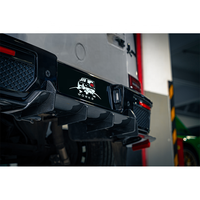 G Class W463A W464 G500 G63 Upgrade to B900 Rocket Style Dry Carbon Fiber Rear Lip Diffuser Splitters Tail Back Bumper Spoiler
