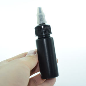 Botella <span class=keywords><strong>de</strong></span> plástico negra con tapa giratoria para solventes, botella transparente <span class=keywords><strong>de</strong></span> color ámbar con aplicador <span class=keywords><strong>de</strong></span> punta - Product Image 6