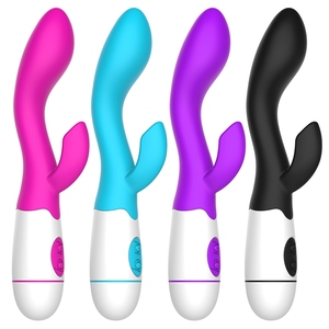 30 Mode Vibration Silikon Wiederauf ladbarer G-Punkt <span class=keywords><strong>Vibrator</strong></span> Weibliche Masturbation Klitoris Muschi Massage gerät Frauen Doppel kaninchen <span class=keywords><strong>Vibrator</strong></span>