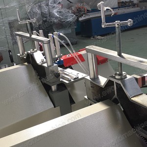 Machine de découpe en V pour profilés PVC/UPVC E-WORLD, haute précision, motorisée, pour la fabrication de fenêtres et de portes, 380V - Product Image 2