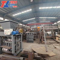 Machine automatique compacte mobile pour la fabrication de briques creuses en ciment avec moteur, boîte de vitesses et pompe pour blocs de béton cellulaire autoclavé