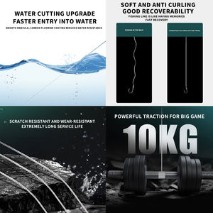YE-JING 500m Nylon ligne <span class=keywords><strong>de</strong></span> pêche haute résistance naufrage résistant aux UV Invisible faible mémoire lignes <span class=keywords><strong>de</strong></span> pêche pour eau douce salée - Product Image 4