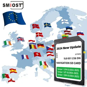 Smiost Map Auto Voor Micro Gps Voor Skoda Chang Cid Navigatie Sat Nav Sd Card Navig Yeti Europa Mib 2024 32Gb