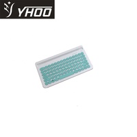 HB-916 clavier sans fil multi-appareils 76 touches pour tablette téléphone Portable clavier Portable à dents bleues