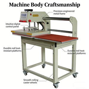 Machine de sublimation à presse vinyle personnalisée à succès - Multifonctionnelle pour l'impression de vêtements et de produits promotionnels DIY - Product Image 6