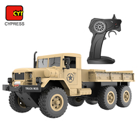 Usine directement fournir 2.4Ghz 1:12 4 canaux télécommande véhicules militaires jouet armée camion RC voiture tout-terrain pour les enfants