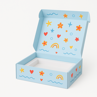 Boîtes en papier carton recyclables personnalisées emballage de boîte de produit expédition facile boîte postale personnalisée pliante