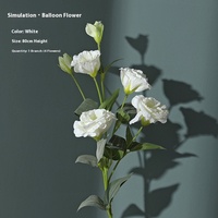 Nordic Style Lisianthus Seiden blumen Home Wohnzimmer Esstisch Blumen dekoration für Abschluss feier oder Halloween
