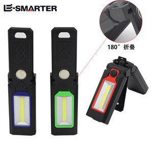 ไฟฉายทำงาน Le-Smarter Cob 30000h แบบ LED ชาร์จไฟได้ พกพาสะดวก ใช้สำหรับตั้งแคมป์ มีแม่เหล็ก ปรับพับได้ - Product Image 2