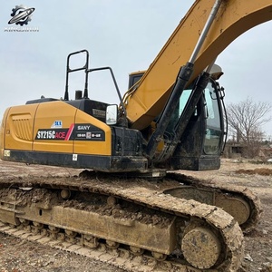 Excavatrice Sany 215c d'occasion, équipement de construction, bon état de fonctionnement, sans fuite d'huile, faible nombre d'heures de travail, excavatrice Sany d'origine. - Product Image 5