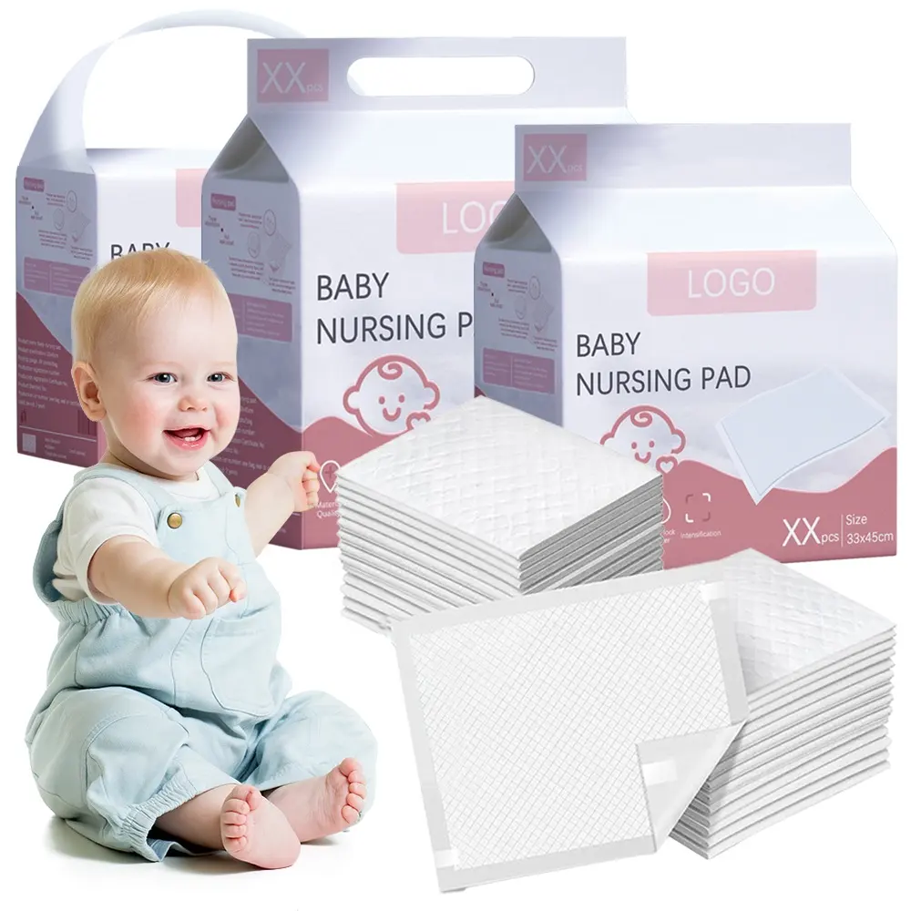 높은 흡수성 아기 방수 침대 패드 아기 기저귀 교환 패드