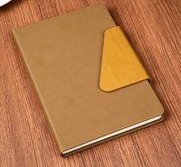 Elegante Libreta A5 de Dos Tonos con Cierre Magnético, Logotipo Personalizado en Relieve, Cubierta de PU Premium, Regalo Promocional Corporativo, Agenda