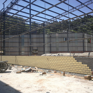 แผงฉนวนกันความร้อนหลังคาโครงสร้างเหล็กสำหรับโกดังฟาร์มอาคารผลิตโลหะ - Product Image 4