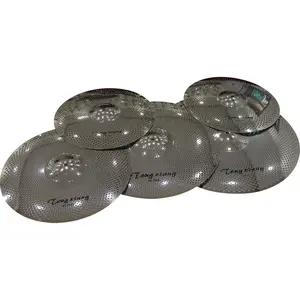 Cor prata de baixo volume de címbalos 5 pcs cymbal definido para venda