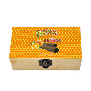 Scatola di legno all'ingrosso con vassoio di rotolamento naturale fatto a mano in legno tabacco e scatola di stoccaggio di erbe in legno scatola di stoccaggio per fumatori - Product Image 1