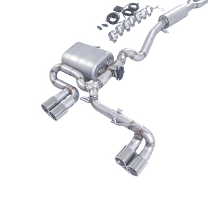 Silenciador Catback REV para <span class=keywords><strong>BMW</strong></span> <span class=keywords><strong>325i</strong></span> 330i E90 <span class=keywords><strong>E92</strong></span> E93 2.5/3.0L, Sistema de Escape con Válvula Eléctrica, Fabricado en SUS304 - Product Image 3
