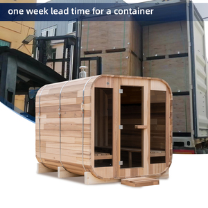 Cabina de sauna de vapor de ozono al aire libre moderna para venta de villas cuarto de ducha de vapor al aire libre - Product Image 6