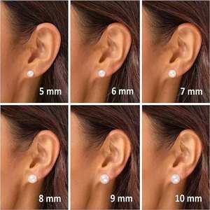 Orecchini con diamanti eleganti con orecchini a bottone gioielli in acciaio inossidabile Custom classici da uomo in zircone Moissanite - Product Image 6