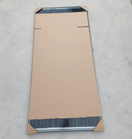 Panneau solaire rigide transparent de type N de 190 W, demi-cellules, cadre noir, OEM accepté pour caravane, camping-car, bateau, motorhome