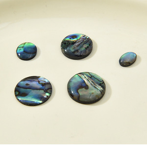 Abalone Shell Polissage Disques Décoratifs Pierre Lâche pour DIY Bijoux Incrustation Boucles D'oreilles Collier Vrai Crustacés En Gros - Product Image 1