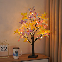 Lumière LED transfrontalière à changement de couleur, non dimmable, en plastique, pour sapin de Noël et d'Halloween, usage intérieur, modèle C83