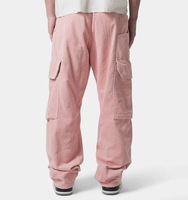 Pantalon cargo vintage XJYD en velours côtelé unisexe, coupe mi-haute, anti-plis, séchage rapide, style streetwear, jogger en chenille, pour homme, extérieur, jambe large empilée