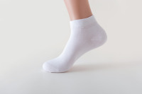 Chaussettes quotidiennes en bambou pour hommes, logo personnalisé, taille noire, blanche, chinée, grise, antimicrobienne, humidité, pour le travail