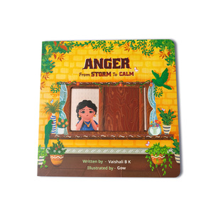 Bán buôn tùy chỉnh đầy đủ màu sắc nâng nắp cuốn sách các tông cho trẻ em đẩy và kéo Tab trượt Hội Đồng Quản trị cuốn sách theo yêu cầu - Product Image 2