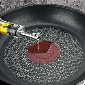 UNION CHEF 430 Acero inoxidable <span class=keywords><strong>Aluminio</strong></span> <span class=keywords><strong>forjado</strong></span> 8/10 Pulgadas Sartén Antiadherente Recubrimiento de cerámica Capacidad 3-4L Inducción de gas Listo - Product Image 5