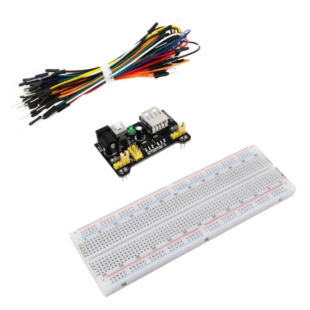 3.3V/5V MB102 Breadboard power module+MB-102 830 points Prototype Bread board for arduino kit +65 jumper wires wholesale