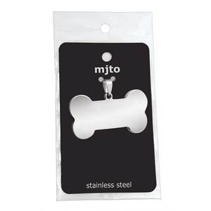 Adorno de hueso de placa de acero de 21x40mm - Product Image 3