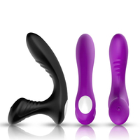 Masseur de prostate vibrant rechargeable par USB pour hommes, stimulateur anal à 9 fréquences, masturbateur masculin, jouet sexuel pour adultes imperméable