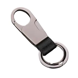מפעל ישיר מכירות מכירה לוהטת מכונית טבעת מקרה עבור גברים פשוט צד לחץ Keychain תליון