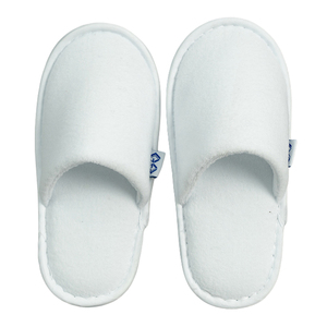 Chaussons d'hôtel personnalisés avec logo imprimé, vente en gros d'usine, chaussons jetables en tissu éponge pour hôtel étoilé, motel, chambre - Product Image 1