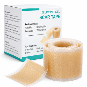 Cinta de Silicona de Grado Médico para Cicatrices, Reutilizable, Suave, para Quemaduras, Queloides y Cuidado de Cicatrices en el Cuello, Gran Venta - Product Image 1