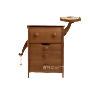 Solid Wood Jewelry Box Multi Tier Desktop <b>Storage</b> <b>With</b> Drawers For Earrings Studs Necklaces <b>Dressing</b> <b>Table</b> Organizer - Product Image 2