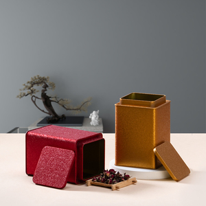 Food Grade Chocolate <strong>Biscuit</strong> <strong>Tin</strong> Box <strong>Rectangular</strong> Gold Color Gift <strong>Tin</strong> Box Packaging - Product Image 3