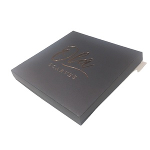 Rẻ Hơn Tùy Chỉnh Thiết Kế Hộp Phong Bì Màu Đen Chiếc Khăn Hộp Bao Bì Cho Quà Tặng - Product Image 4