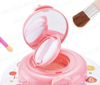 Fantaisie Beauté Ensemble pour Filles Maison Cosmétiques Gâteau Cas Vapeur Maquillage Visage Peinture Art En Plastique Cadeau pour