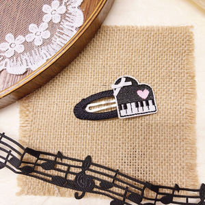 Vente flash - Accessoires pour cheveux sur le thème des instruments de <span class=keywords><strong>musique</strong></span> - Pinces à cheveux pour les amoureux de la <span class=keywords><strong>musique</strong></span> - Accessoires artistiques à notes de <span class=keywords><strong>musique</strong></span> - Product Image 4