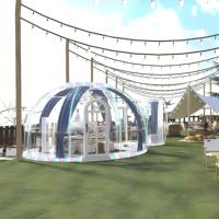 Personnalisable monocouche 2-7m Transparent Star Bubble House 360 degrés 360 degrés PC préfabriqué Polycarbonate Dome House