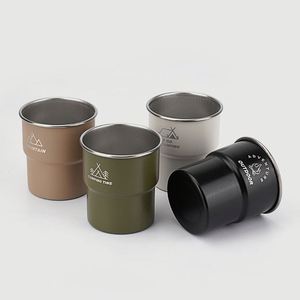Juego de Tazas Plegables Portátiles de Acero Inoxidable 304 para Camping, Ultraligeras, para Cerveza/Café, Barbacoa y Hogar, para 1-2 Personas - Product Image 3