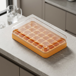 Molde de hielo de liberación rápida Fengquan Zero-touch Pressing Ice Grid para máquina de helados doméstica, de plástico PP, manual, sostenible, de 1-3L - Product Image 3