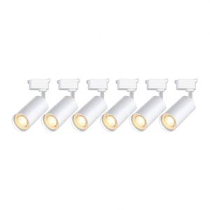 Luz LED COB de Riel Ajustable de 360 Grados, Moderna, Comercial, para Interiores, de 12W, 20W, 30W, 40W, CRI 80, 30000 Horas de Duración, de Aluminio - Product Image 1
