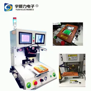 Double worktable pulse bonding hot bar soldering machine for FPC/LCD