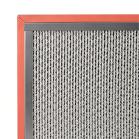 Filter Udara HEPA Suhu Tinggi H13 H14 Baru dengan Bingkai Aluminium, Filter Efisiensi Tinggi untuk Tungku Sterilisasi Pengolahan Makanan