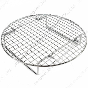 Round <b>Steamer</b> Rack With Feet 22-30Cm Foldable Handles Kitchen Baking Cooling Tray Stainless Steel Water Rack - Product Image 5