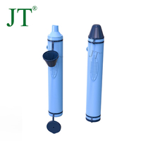 Paille de filtre à eau extérieure en matériau sans BPA, purificateur d'eau de survie d'urgence, paille de filtre à eau portable pour le camping