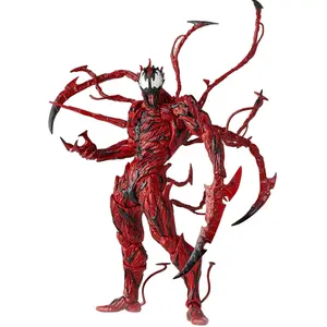 Produk baru karakter film Marvels bersama dapat memindahkan model boneka Yamaguchi gaya Carnage Venom figur Aksi